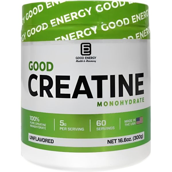 Creatina Monohidratada Good Energy 300 g | 5 g por porción