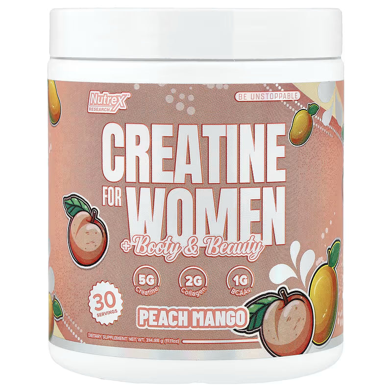CREATINE FOR WOMEN – Pink Lemonade | 5g Creatina + 2g Colágeno + Beauty Matrix
