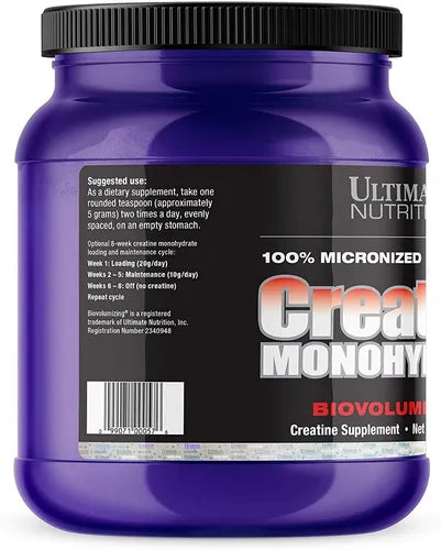 Creatina Monohidratada Ultimate Nutrition 1 Kg – 100% Micronized